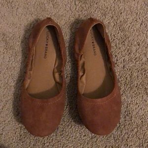 Lucky Brand Suede Ballet Flat